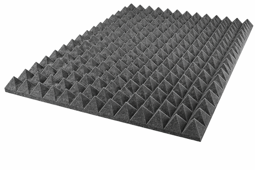 Pyramid Designed Acoustic Foam Panels, Sound Proof Foam Panels Black, High Density, Sound Panels, Studio Foam for Wall and Ceiling