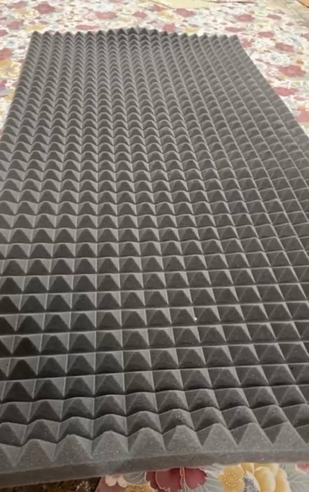 Pyramid Designed Acoustic Foam Panels, Sound Proof Foam Panels Black, High Density, Sound Panels, Studio Foam for Wall and Ceiling